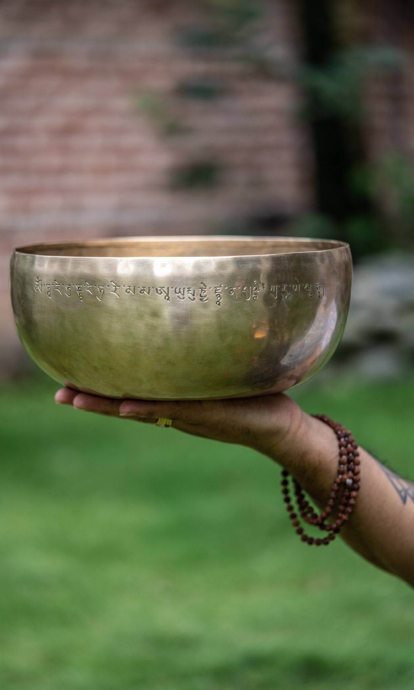 Chengresi Carved Singing Bowl - Lucky Thanka