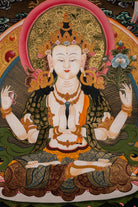 Chenrezig Thangka Painting - Lucky Thanka