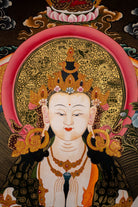 Chenrezig Thangka Painting - Lucky Thanka