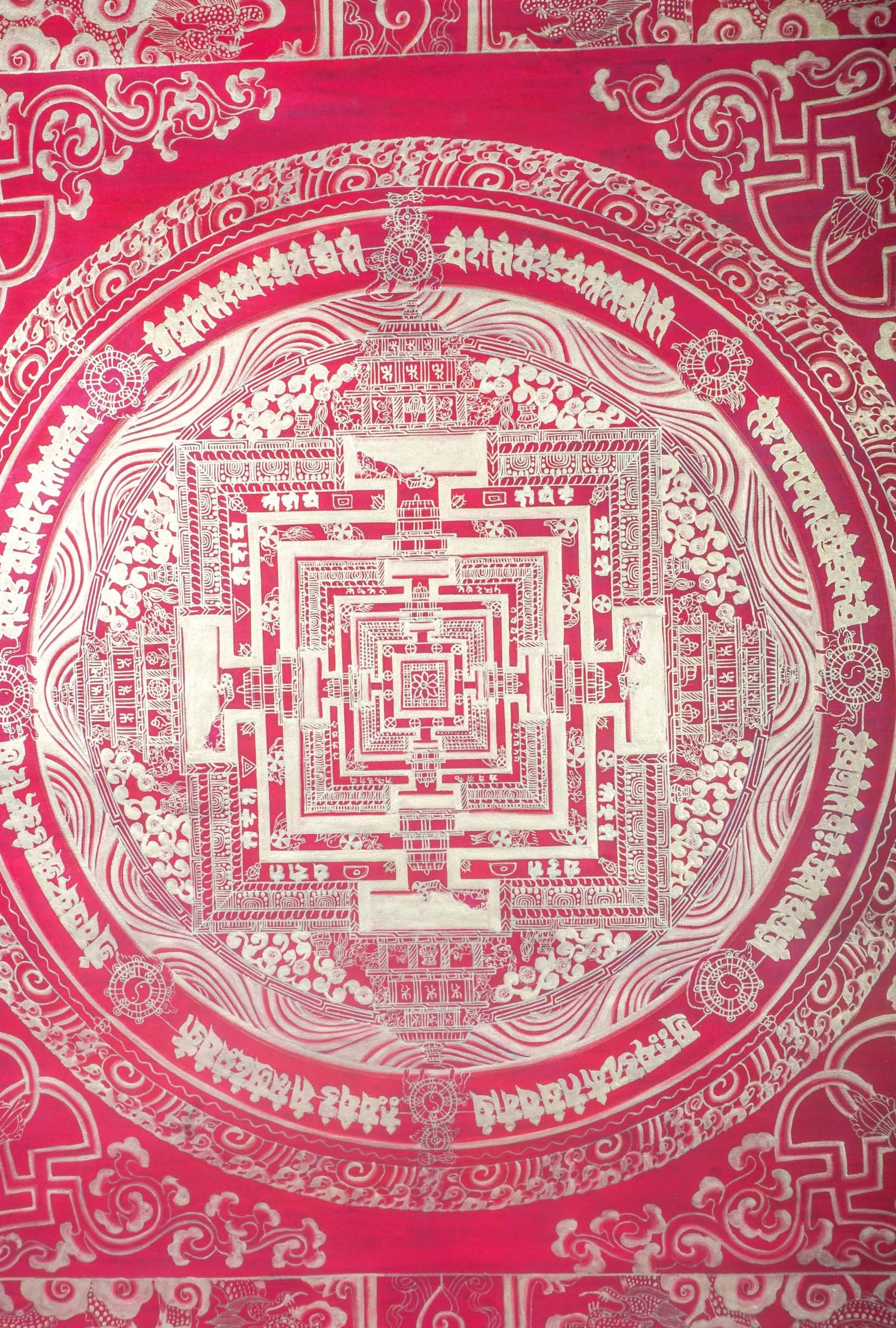 Thangka Art Kalachakra Mandala - Lucky Thanka