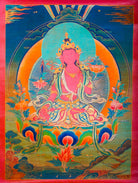 Red Manjushri - Lucky Thanka