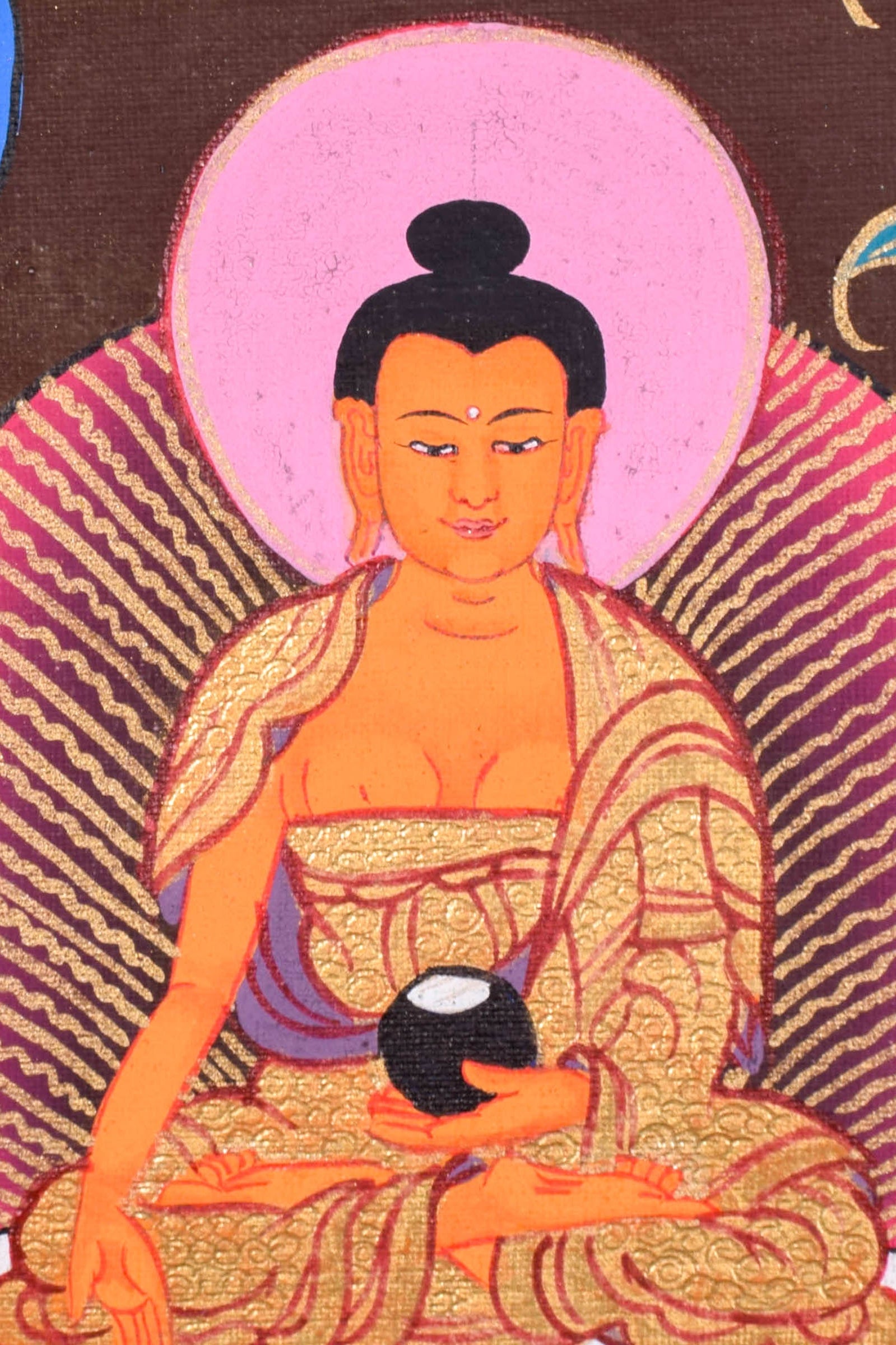 Green Tara Female Buddha Tibetan Art - Lucky Thanka