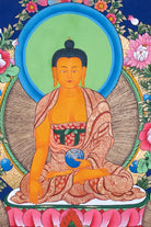 Beautiful Thangka Painting of Shakyamuni Buddha - Lucky Thanka