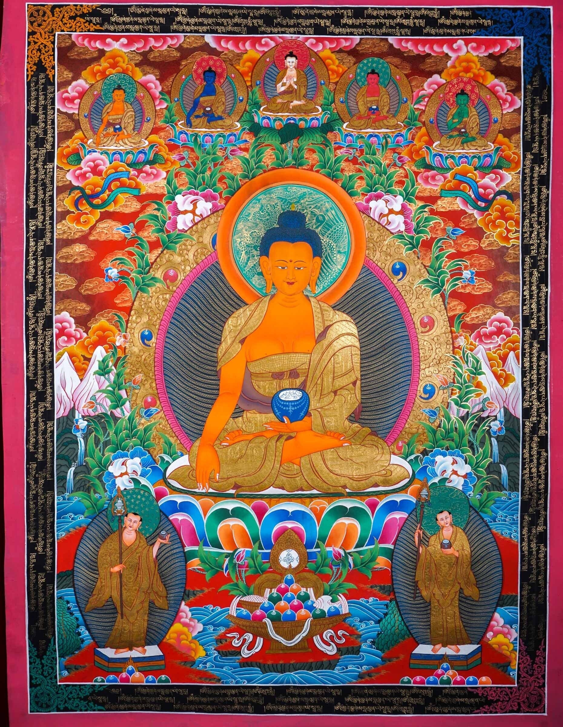 Shakyamuni Buddha Thangka - Lucky Thanka