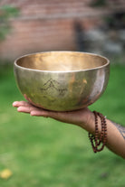 Buddha Shakti Carved Singing Bowl - Lucky Thanka