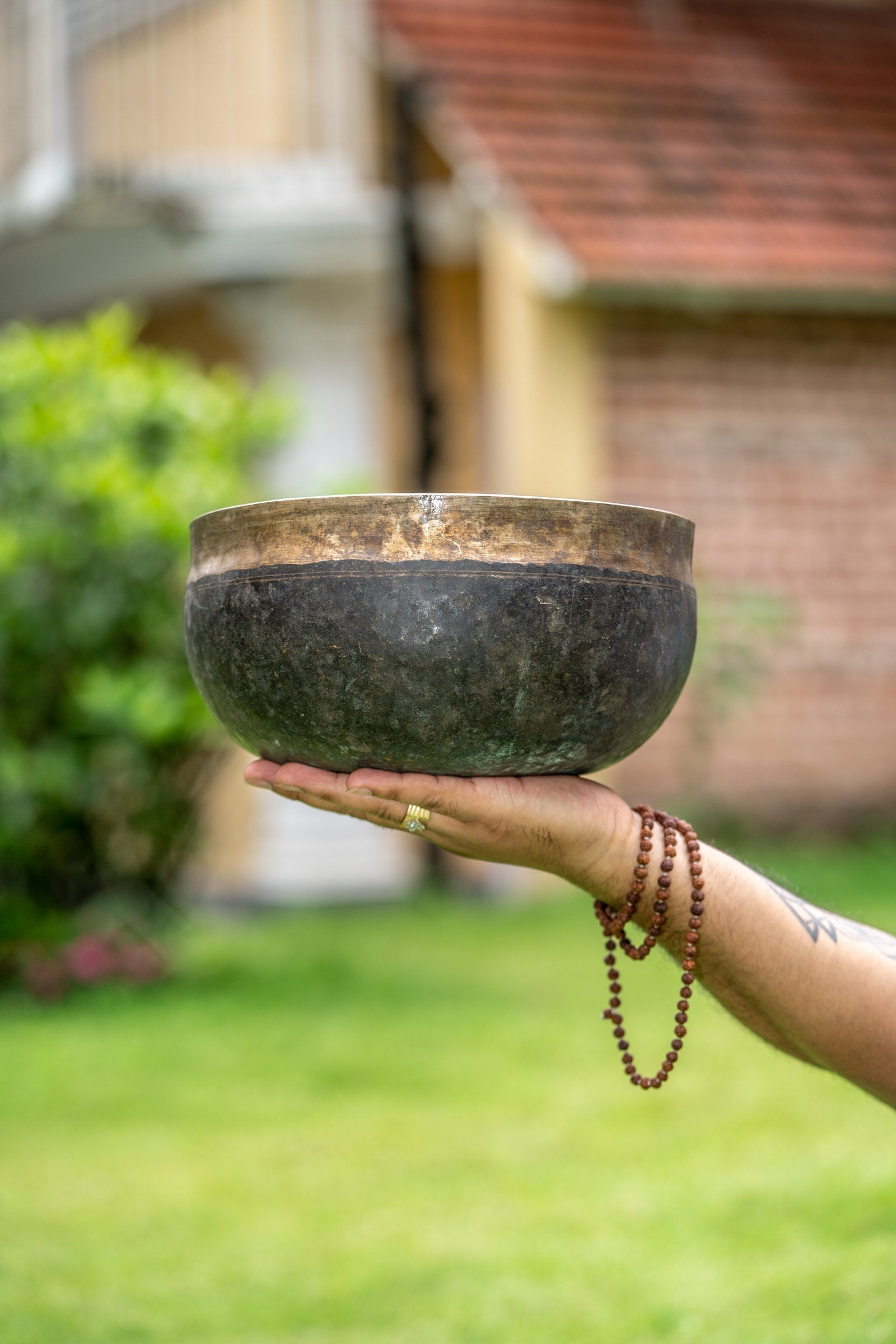 Antique Healing Singing Bowl - Lucky Thanka