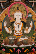 Chenrezig Thangka Painting - Lucky Thanka