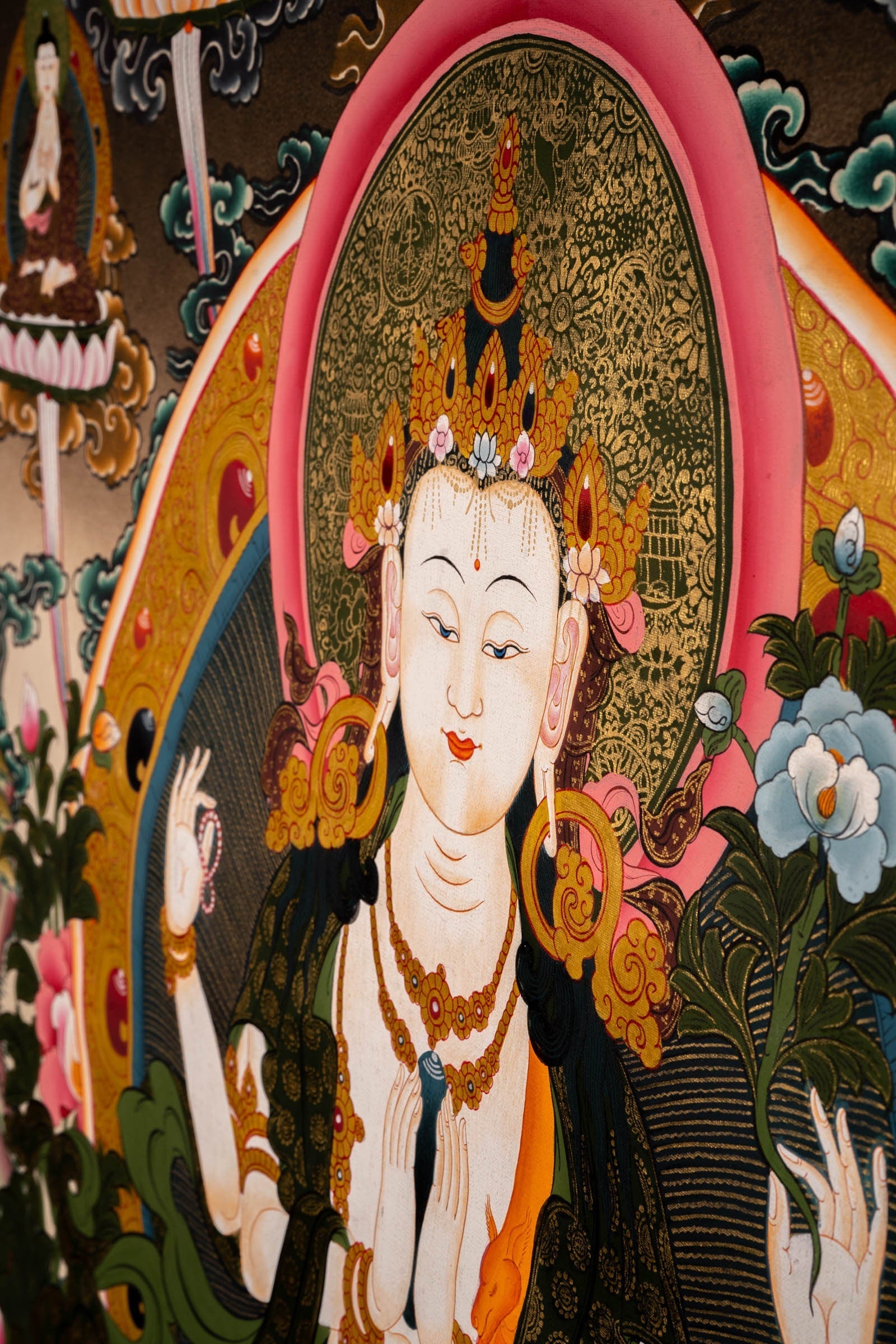 Chenrezig Thangka Painting - Lucky Thanka