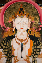 Chenrezig Thangka Painting - Lucky Thanka