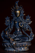 Antique Green Tara Statue - Lucky Thanka