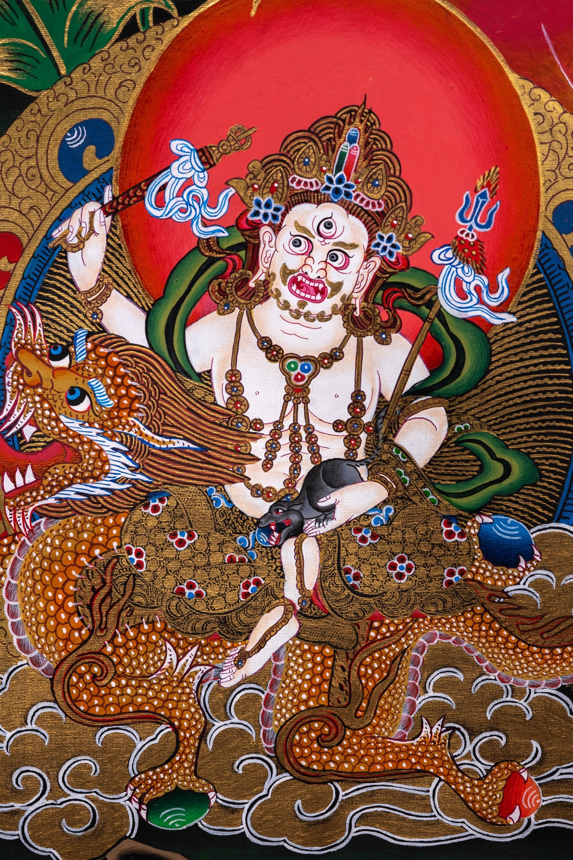 Wrathful Deity - Zambala - Lucky Thanka