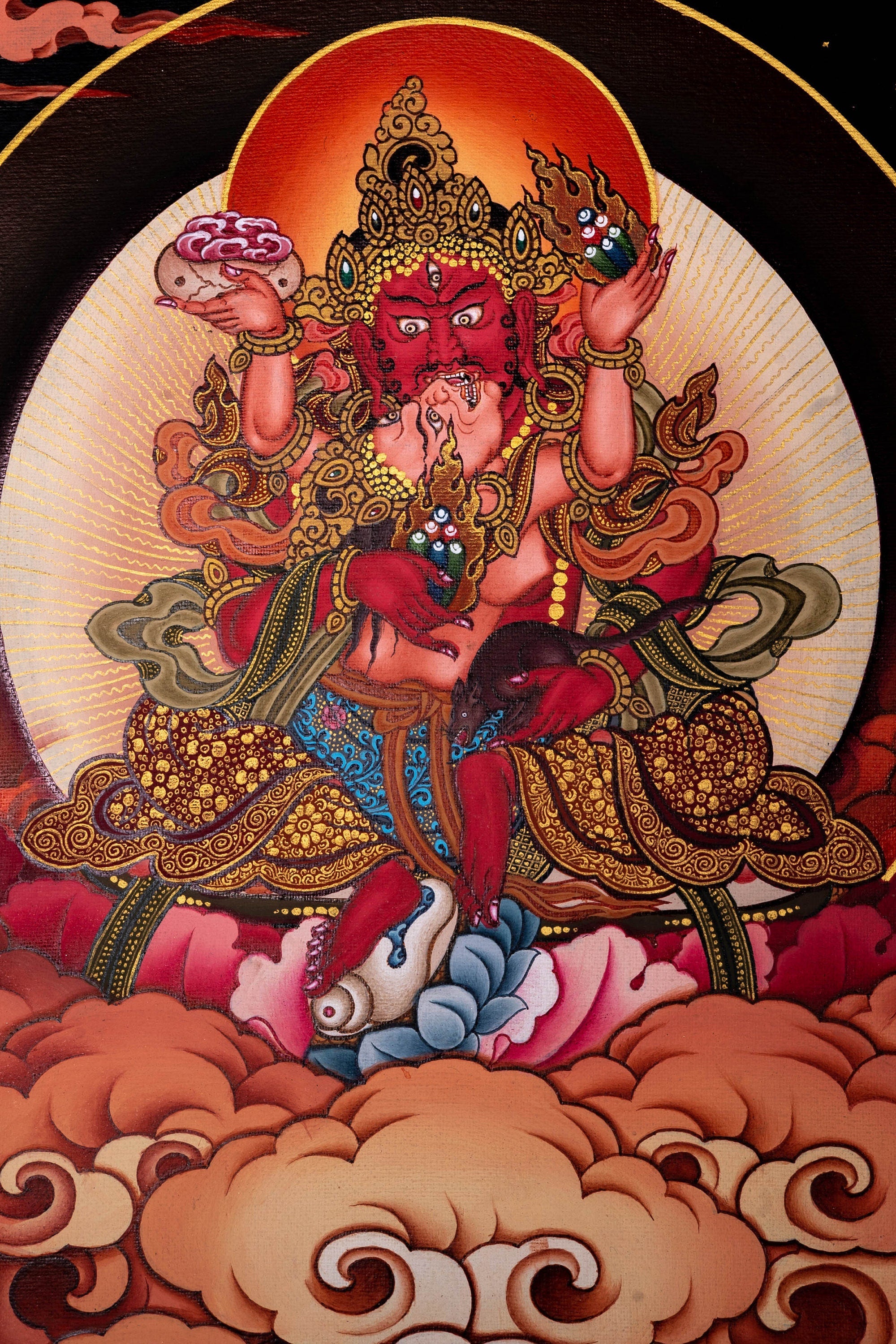 Zambala Tibetan Thangka Art - Lucky Thanka