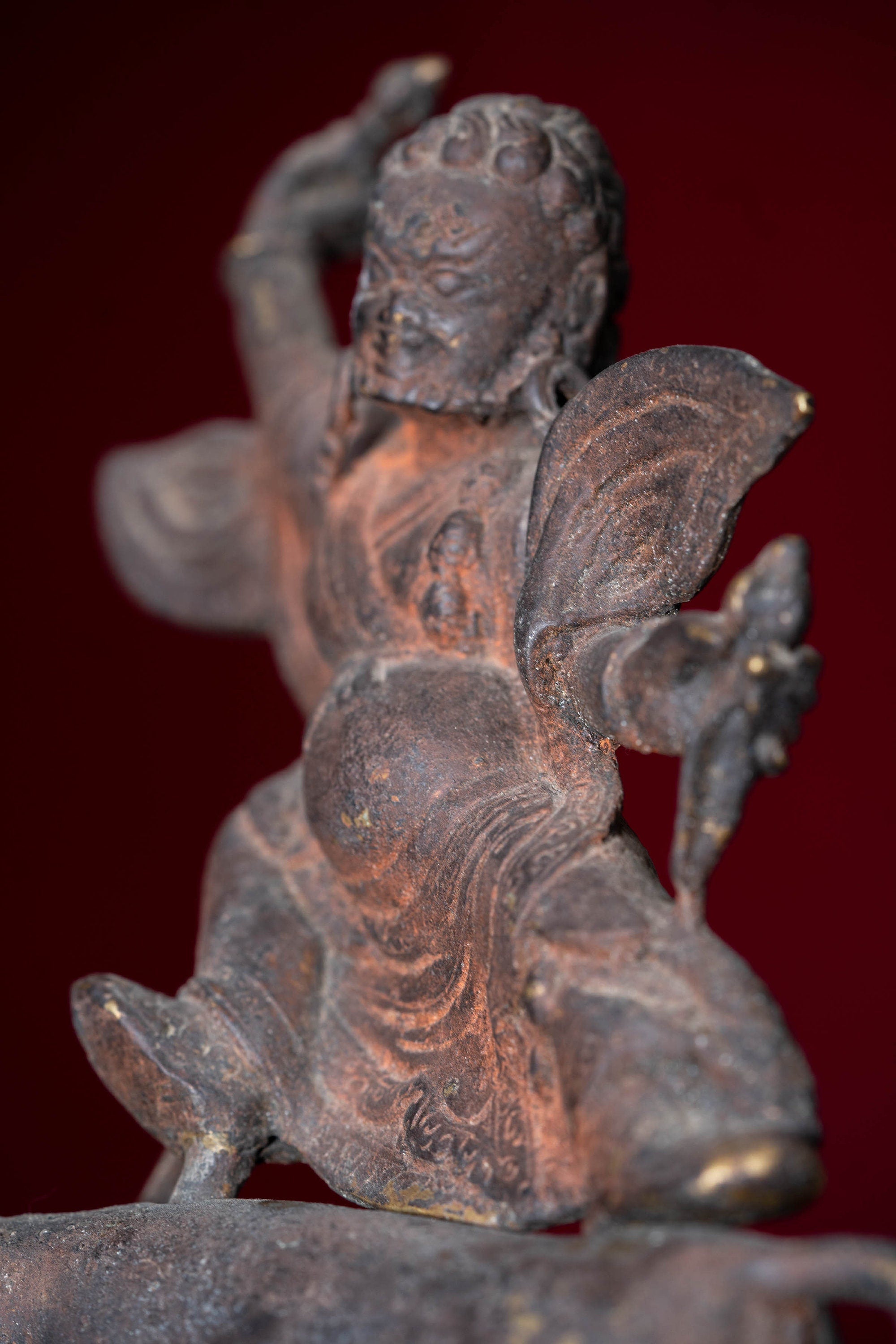 Dorje Dolo Antique Statue - Lucky Thanka