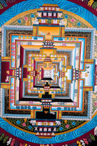 Kalchakra Mandala Wall Hanging Painting - Lucky Thanka