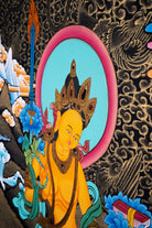 Fine Quality Manjushri Thangka - Lucky Thanka