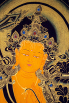 Manjushri Buddhist Deity for Wisdom and Compassion - Lucky Thanka