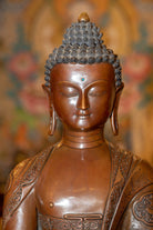 Handcrafted Copper Shakyamuni Buddha Statue - Lucky Thanka