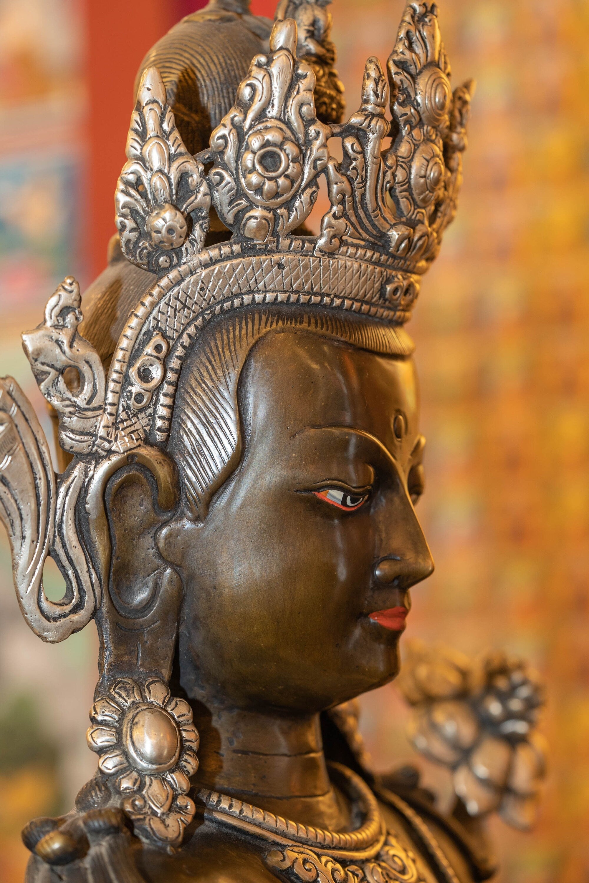Handcrafted Padmapani Statue - Lucky Thanka