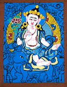 Tara  on Elephant Ghau Thangka - Lucky Thanka