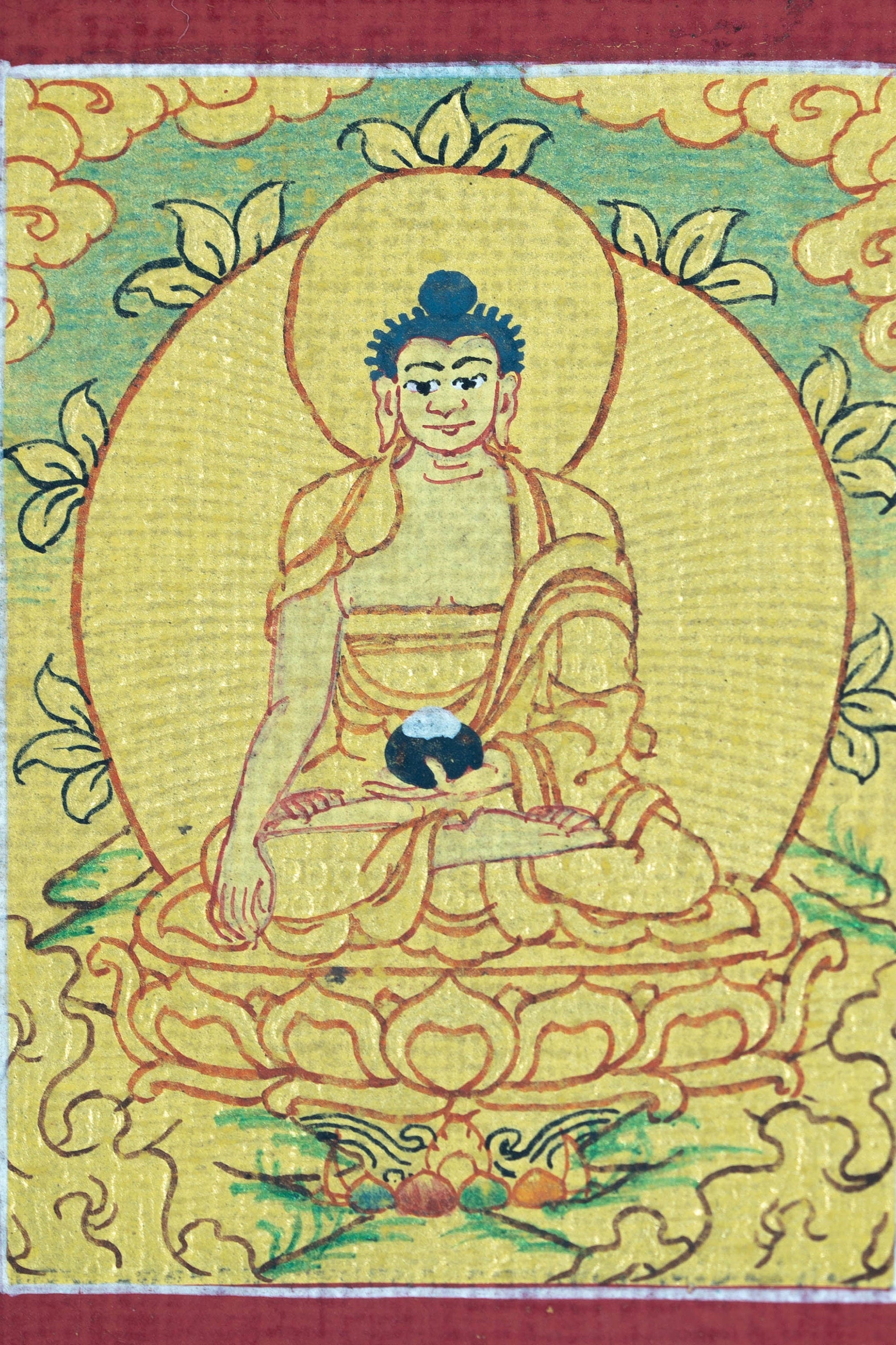 Enlighten Buddha Ghau Thangka - Lucky Thanka