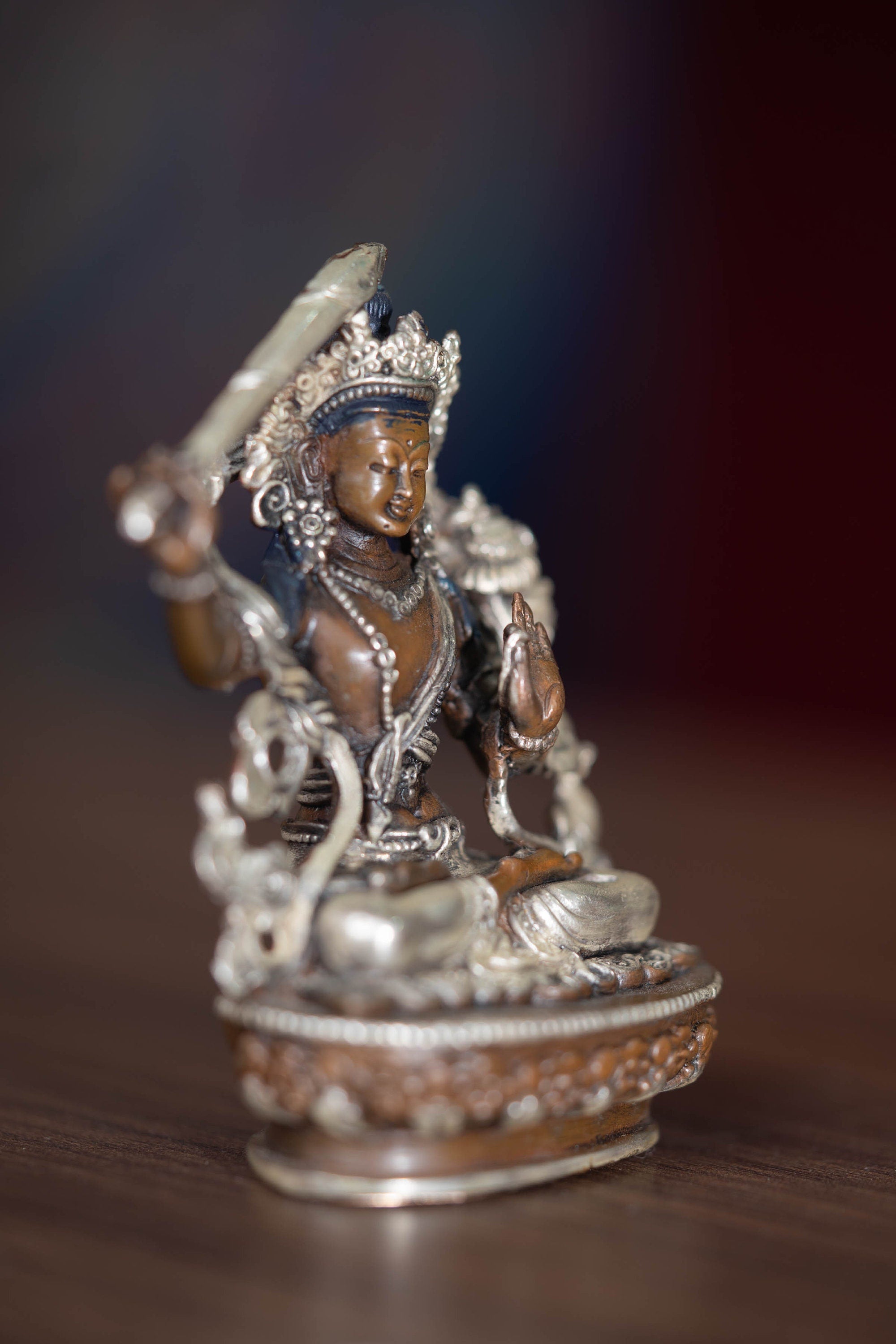 Manjushri Statue - Lucky Thanka