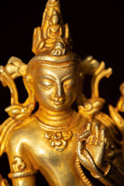 Padmapani or Standing Avalokiteshvara Statue - Lucky Thanka