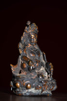 Copper Oxidised Zambala Statue - Lucky Thanka