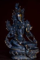 Antique Green Tara Statue - Lucky Thanka