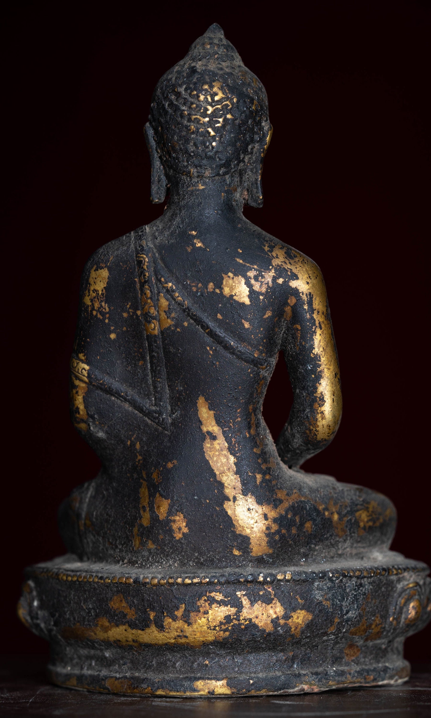 Antique Amitabha Buddha statue - Lucky Thanka