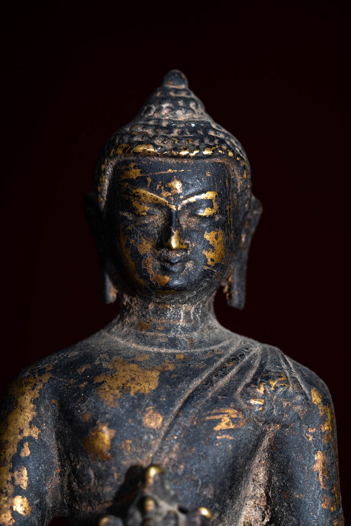 Antique Medicine Buddha Statue - Lucky Thanka