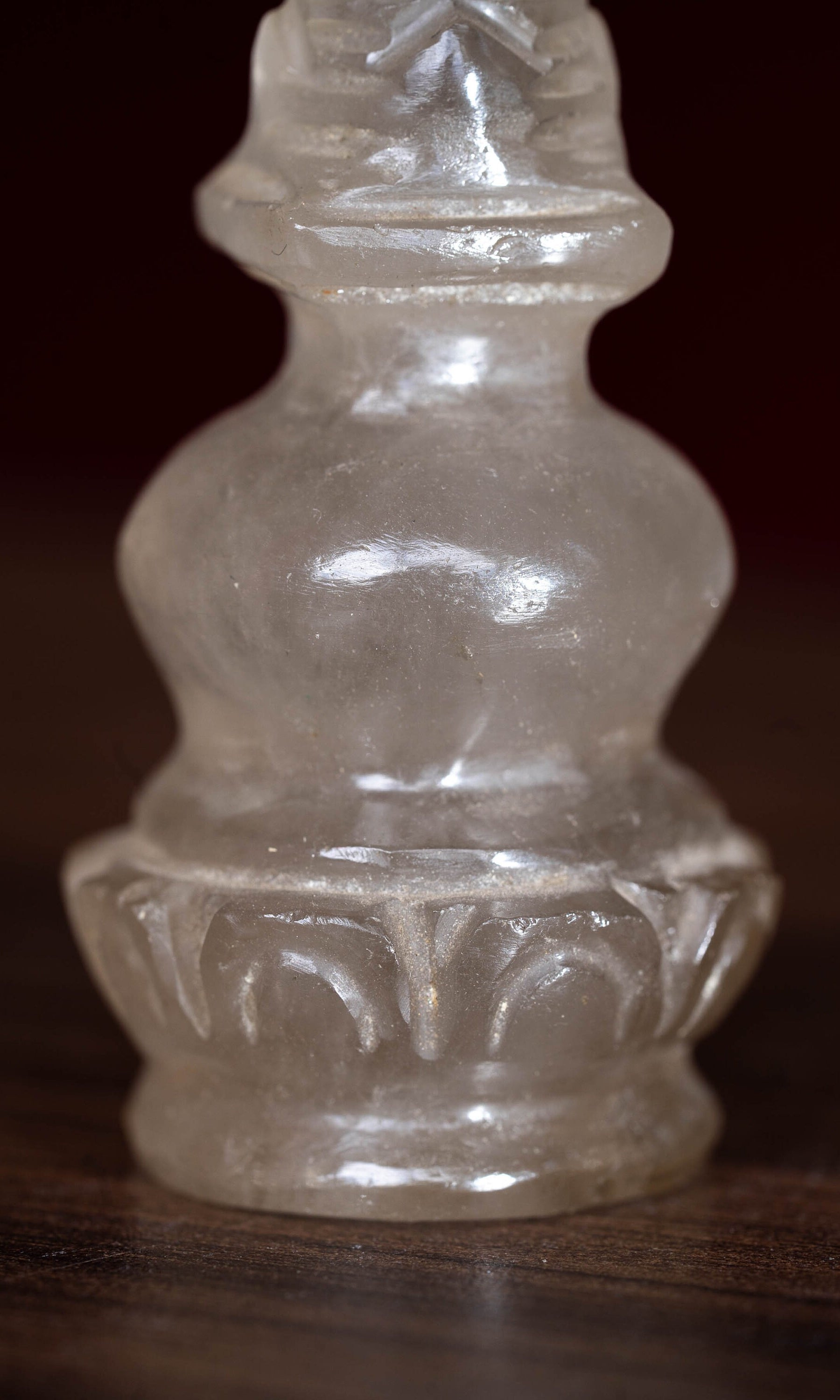 Small Stupa Crystal - Lucky Thanka