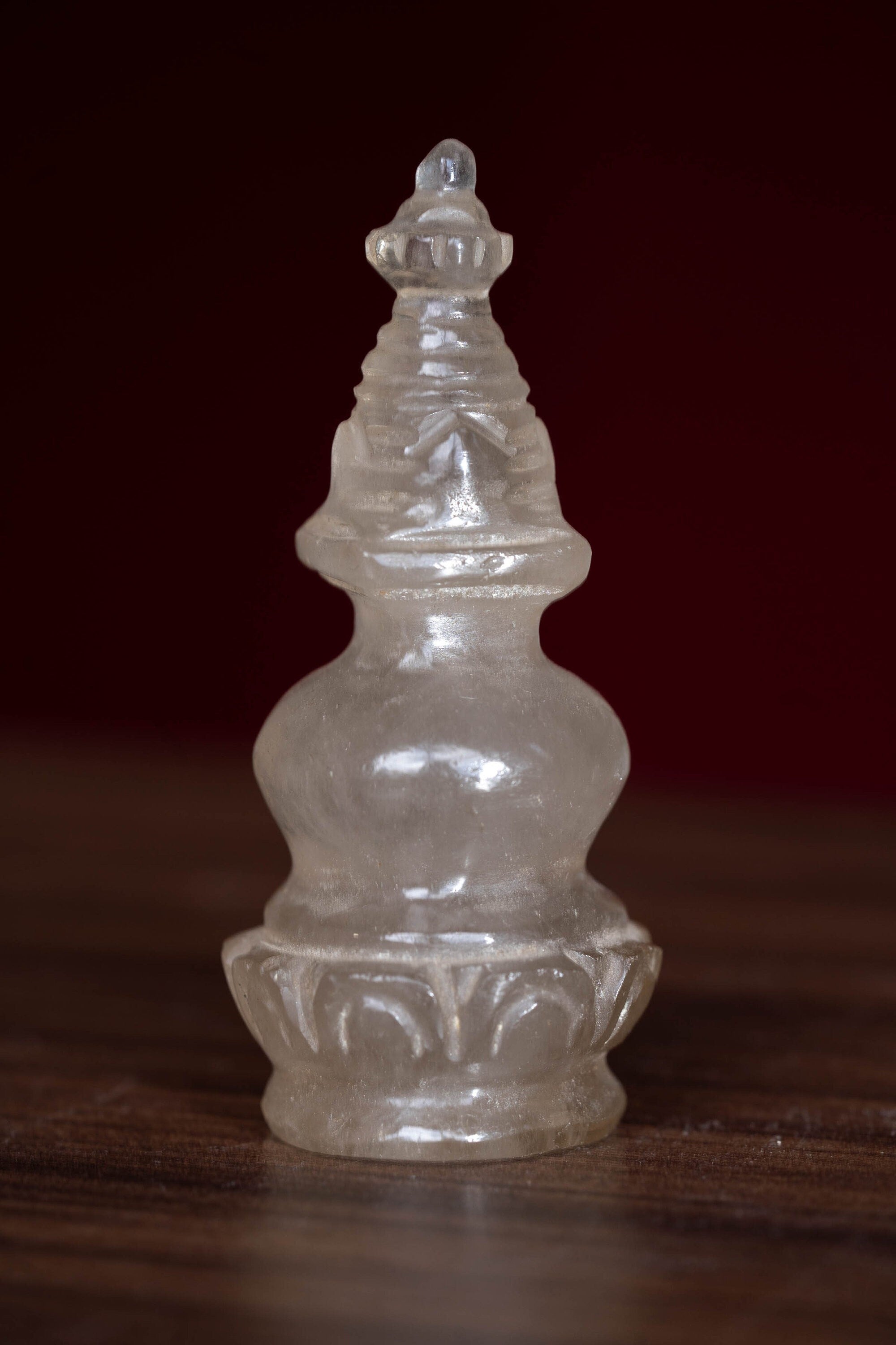 Small Stupa Crystal - Lucky Thanka