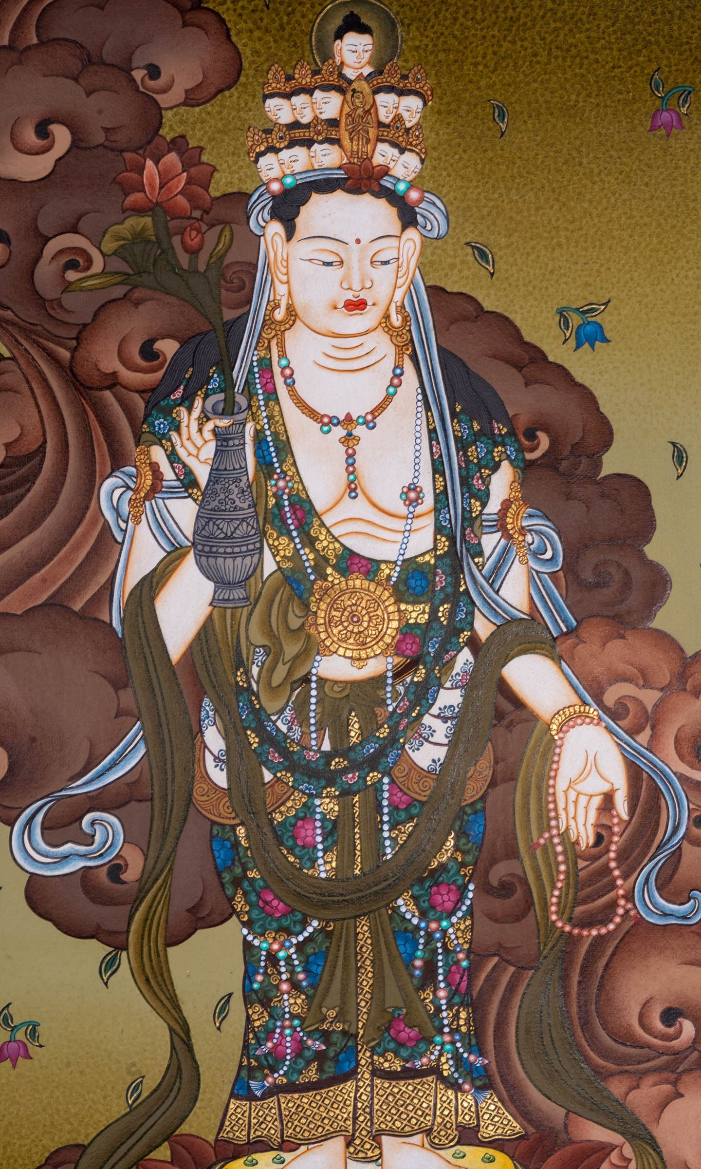 Japanese Buddha Thangka Painting - Lucky Thanka