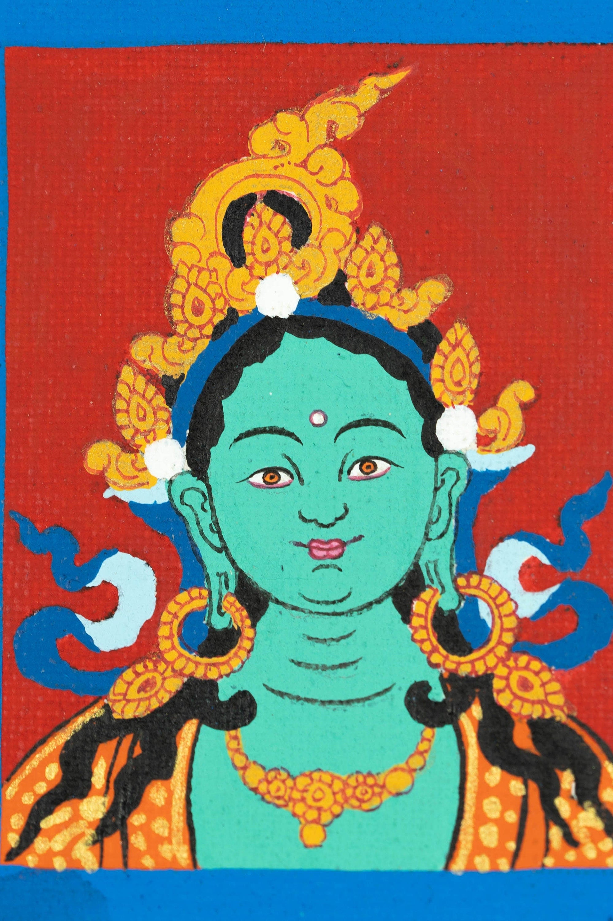 Tara of Compassion Ghau Thangka - Lucky Thanka