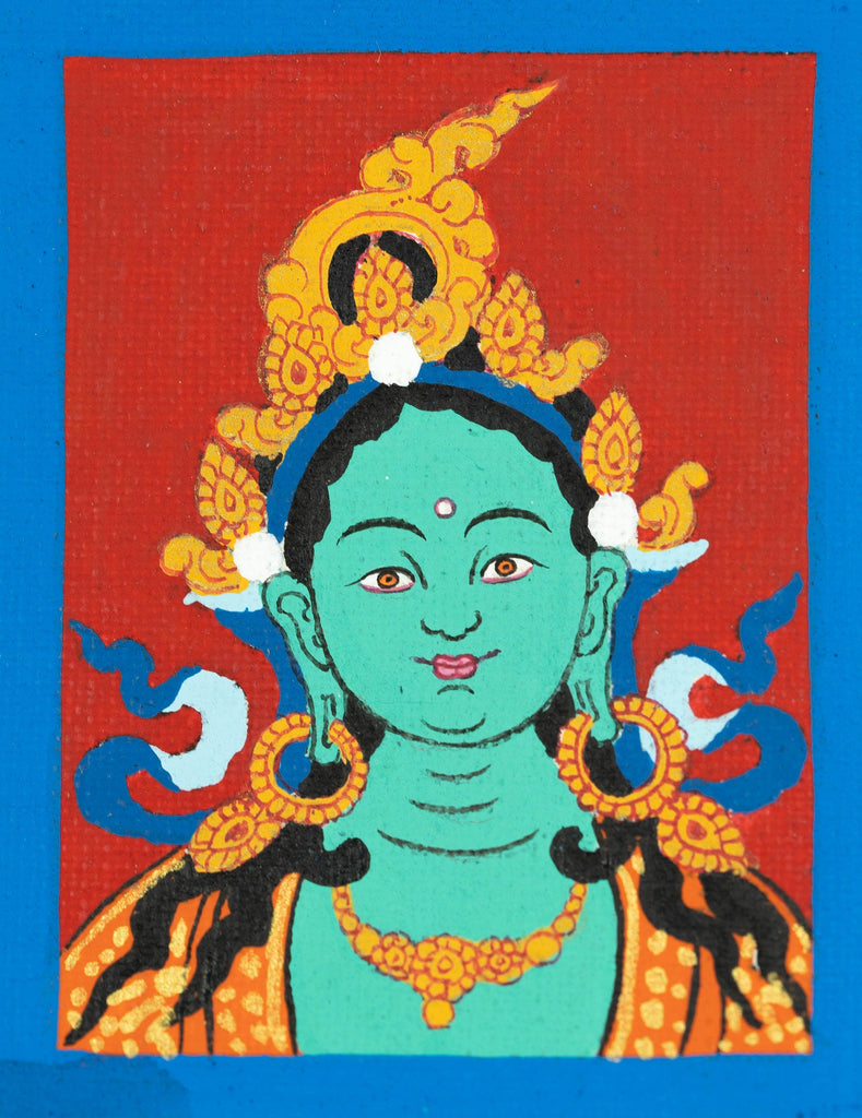 Tara of Compassion Ghau Thangka - Lucky Thanka
