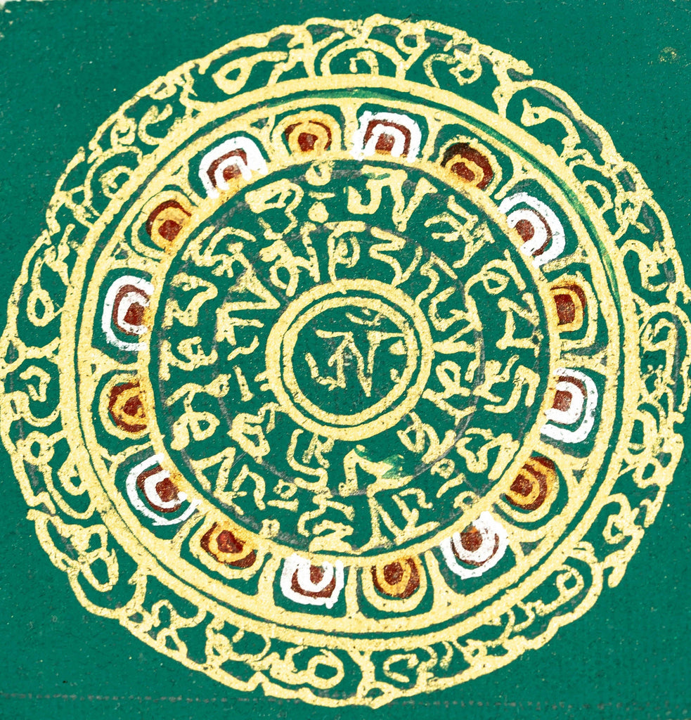 Small Mantra Mandala Ghau Thangka - Lucky Thanka
