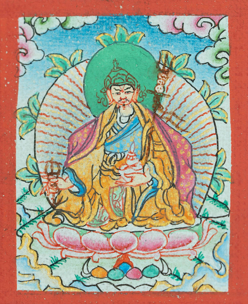 Guru Rinpoche Locket Thangka - Lucky Thanka