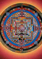 Lotus Kalachakra Mandala Thangka - Lucky Thanka