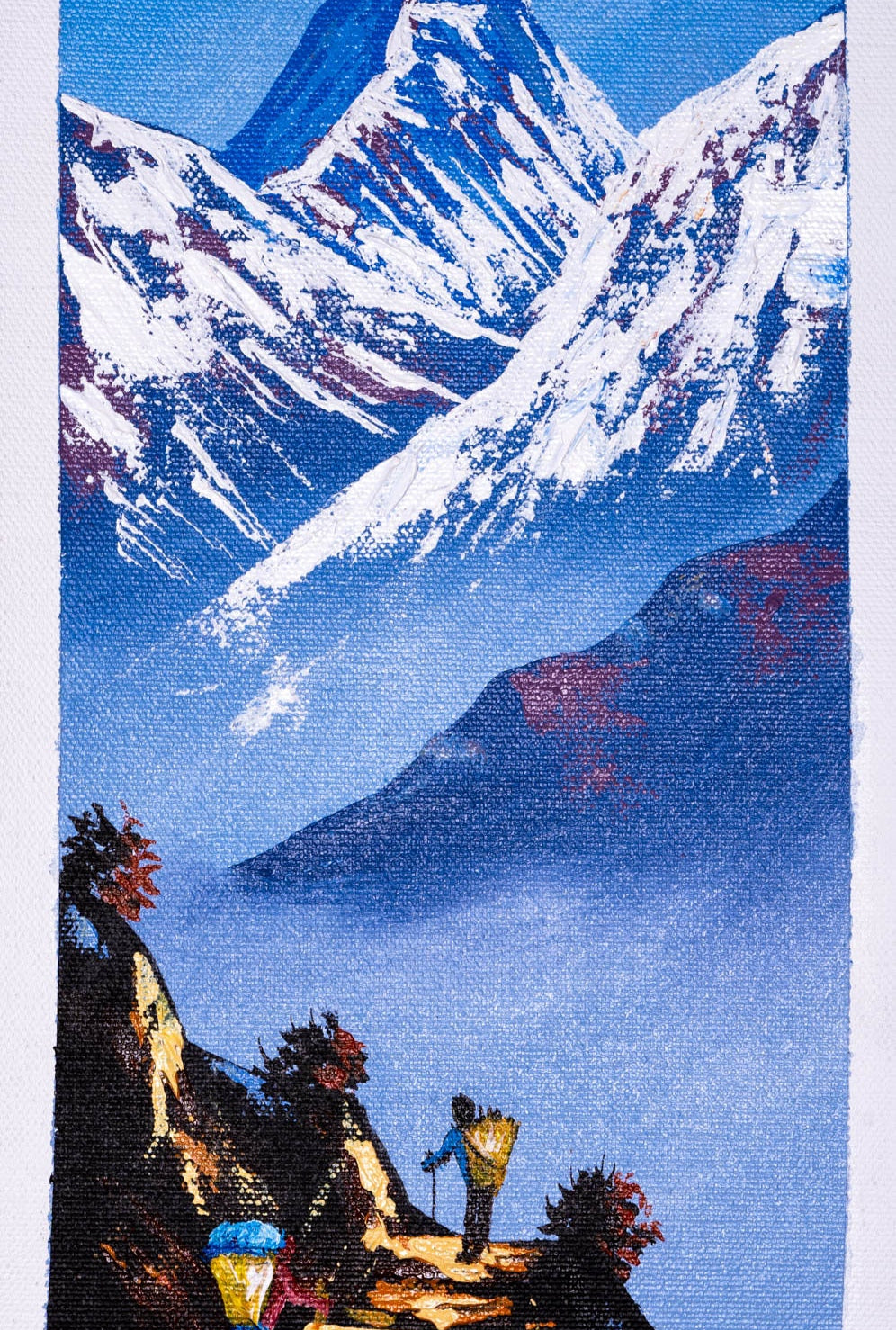 Mount Everest  Oil Painting - Lucky Thanka