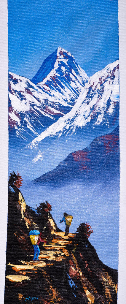 Mount Everest  Oil Painting - Lucky Thanka