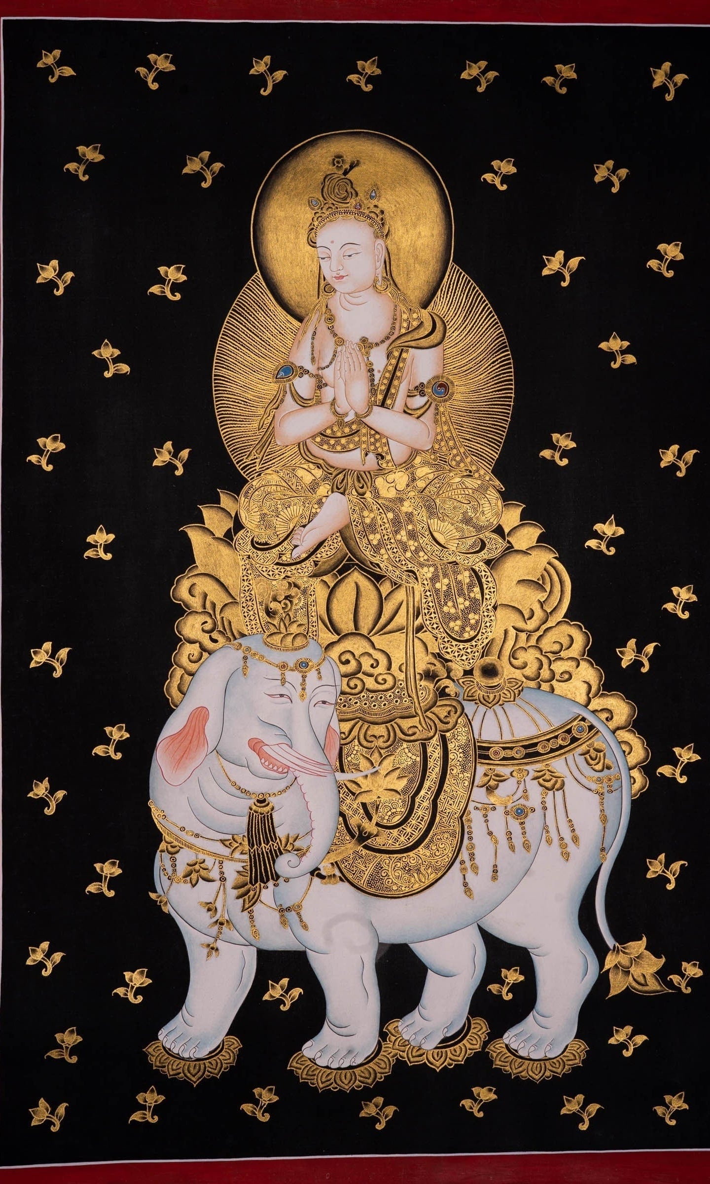 Beautiful Thangka Painting of Japanese Buddha - Lucky Thanka