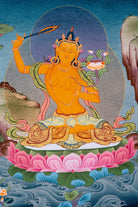 Manjushri Thangka Painting - Lucky Thanka