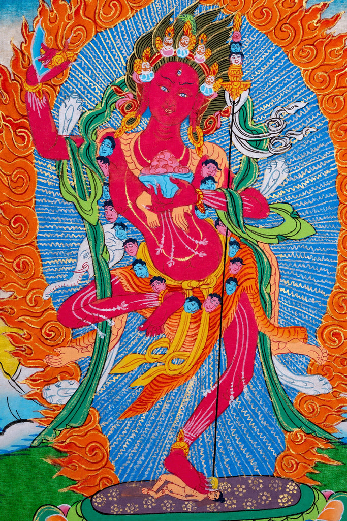 Dorjephamu Thangka Painting - Lucky Thanka