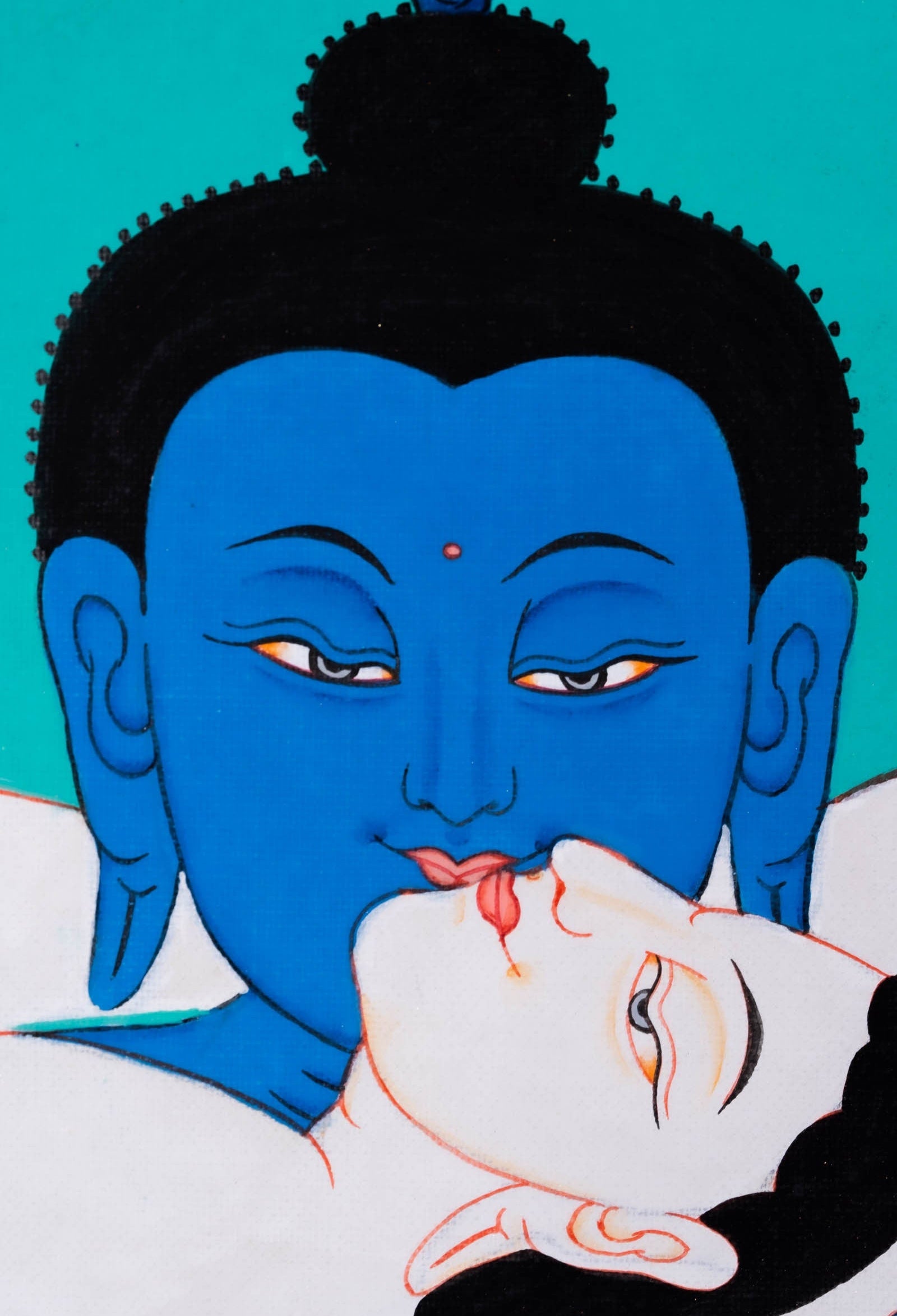 Buddha Shakti Thangka Art - Lucky Thanka