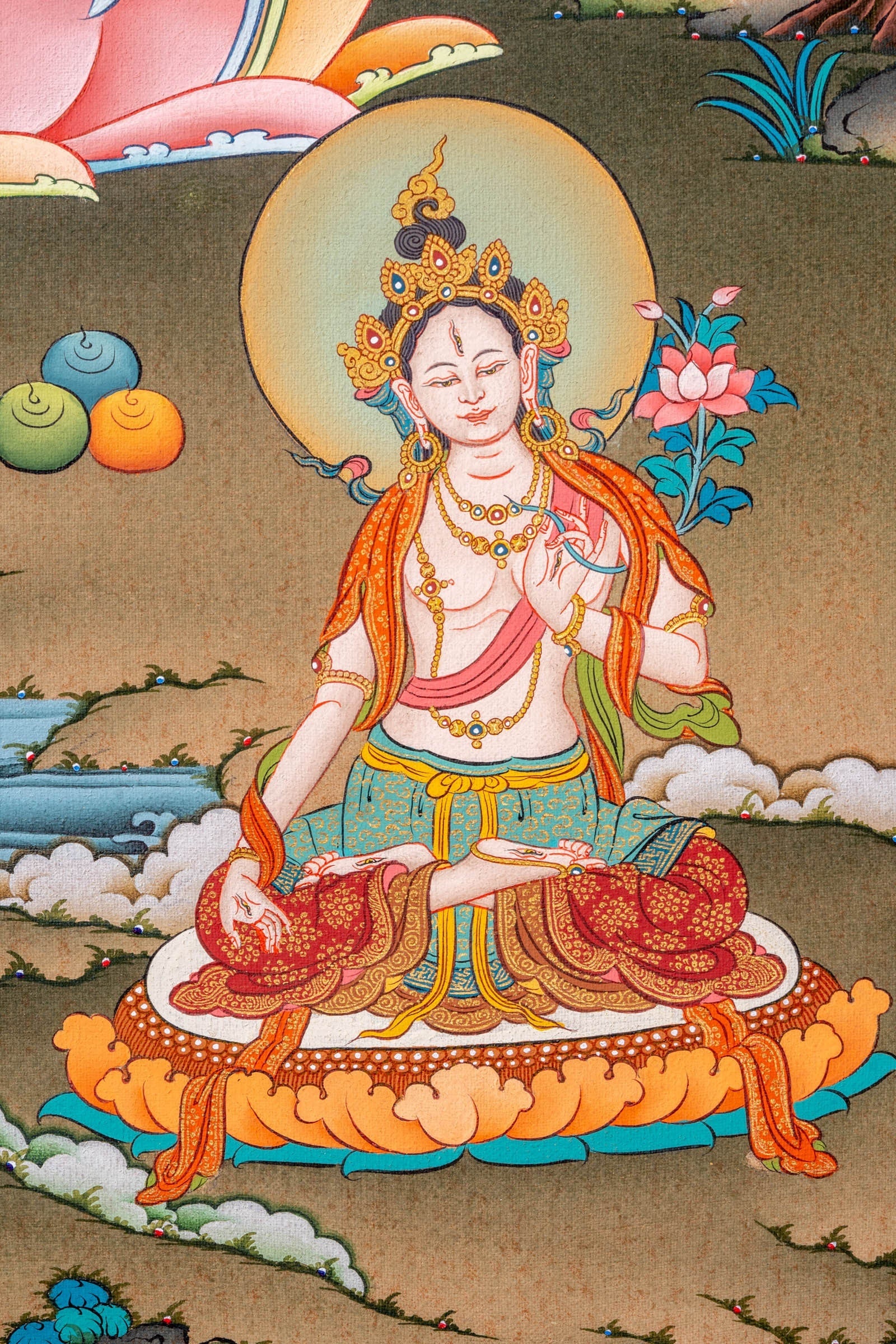 Namgyalma Thangka Painting - Lucky Thanka