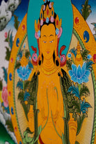 Genuine Thangka Painting of Maitreya Buddha - Lucky Thanka