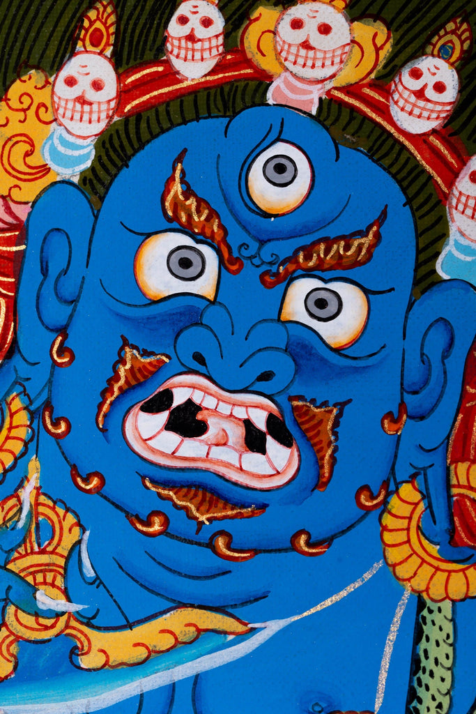Mahakala Mandala Thangka painting - Lucky Thanka