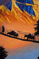 Mount Everest Sunrise View Oil Painting - Lucky Thanka