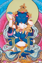 Thangka of Bajradhara with Shakti - Lucky Thanka