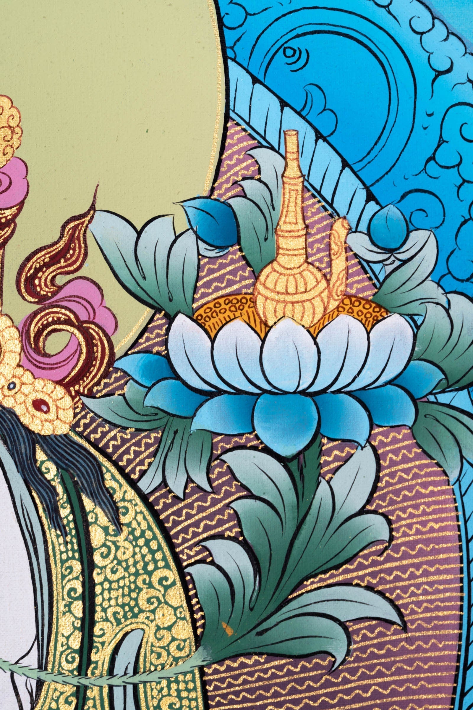 Maitreya Buddha Thangka Art - Lucky Thanka